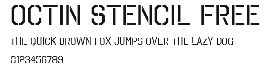 Octin Stencil Free Preview