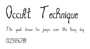 Occult Technique Preview