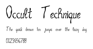Occult Technique Preview