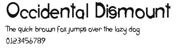 Occidental Dismount Preview