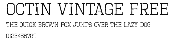 Octin Vintage Free Preview