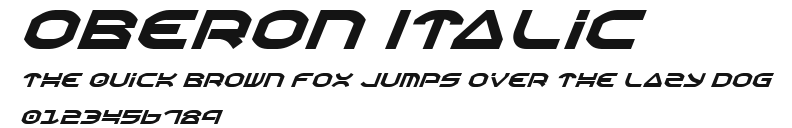 Oberon Italic Preview