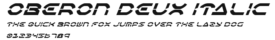 Oberon Deux Italic Preview