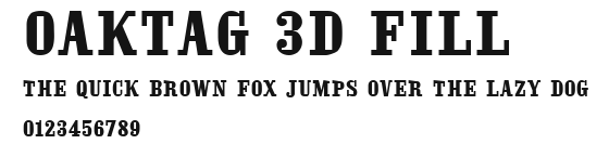 Oaktag 3D Fill Preview