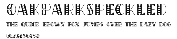 OakParkSpeckled Preview