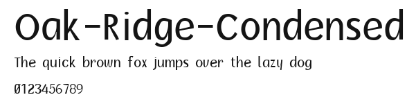 Oak-Ridge-Condensed Preview