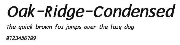 Oak-Ridge-Condensed Preview