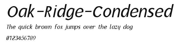 Oak-Ridge-Condensed Preview