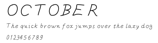 OCTOBER Preview
