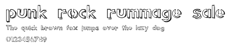 punk rock rummage sale Preview