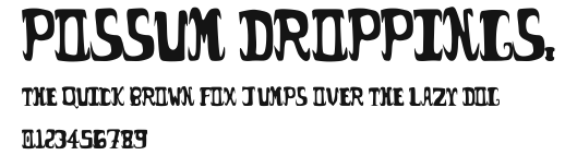 possum droppings. Preview
