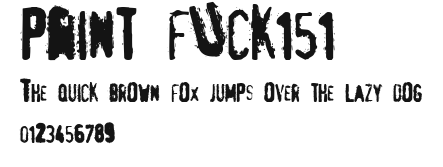 pRint fUck151 Preview