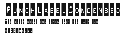PunchLabelCondensed Preview