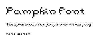 Pumpkin Font Preview