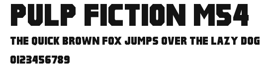 Pulp Fiction M54 Preview