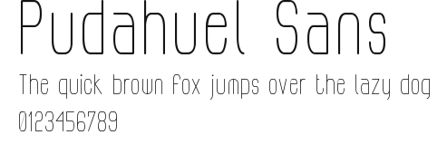 Pudahuel Sans Preview