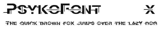 PsykoFont 2005x Preview