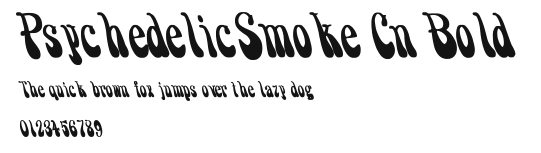 PsychedelicSmoke Cn Bold Preview