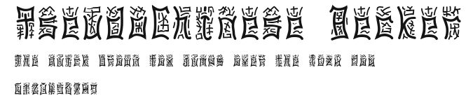 PseudoChinese Becker Preview