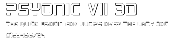 PsYonic VII 3D Preview