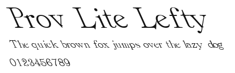 Prov Lite Lefty Preview