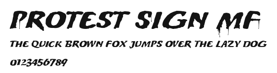 Protest Sign MF Preview