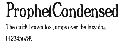 ProphetCondensed Preview
