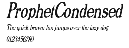 ProphetCondensed Preview