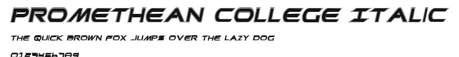 Promethean College Italic Preview