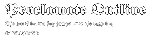 Proclamate Outline Preview