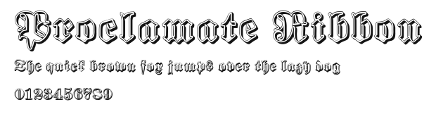 Proclamate Ribbon Preview
