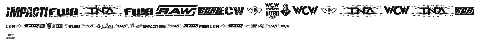 Pro Wrestling Logos Preview