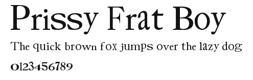 Prissy Frat Boy Preview