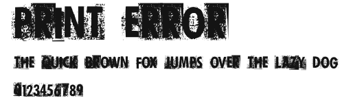 Print Error Preview