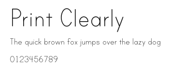 Print Clearly Preview