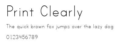 Print Clearly Preview