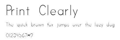 Print Clearly Preview