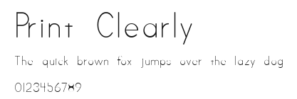 Print Clearly Preview