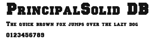 PrincipalSolid DB Preview