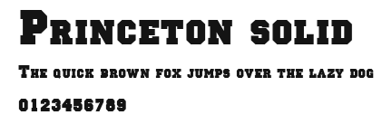 Princeton solid Preview