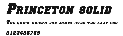 Princeton solid Preview