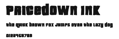 Pricedown Ink Preview