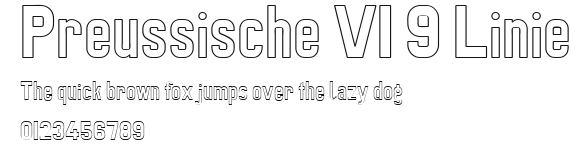 Preussische VI 9 Linie Preview