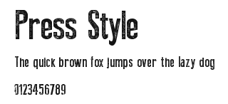 Press Style Preview