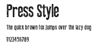 Press Style Preview