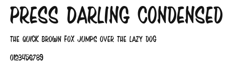 Press Darling Condensed Preview