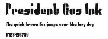 President Gas Ink Preview