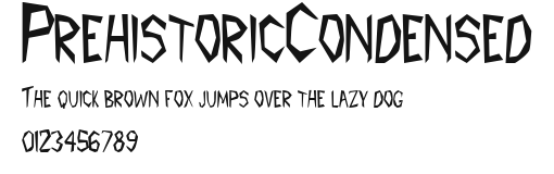 PrehistoricCondensed Preview