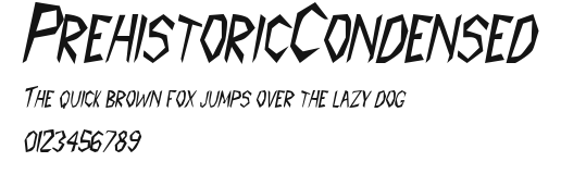 PrehistoricCondensed Preview