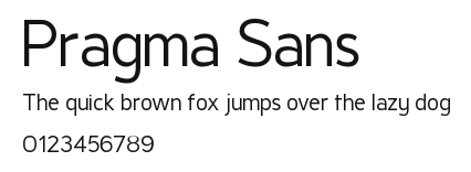 Pragma Sans Preview